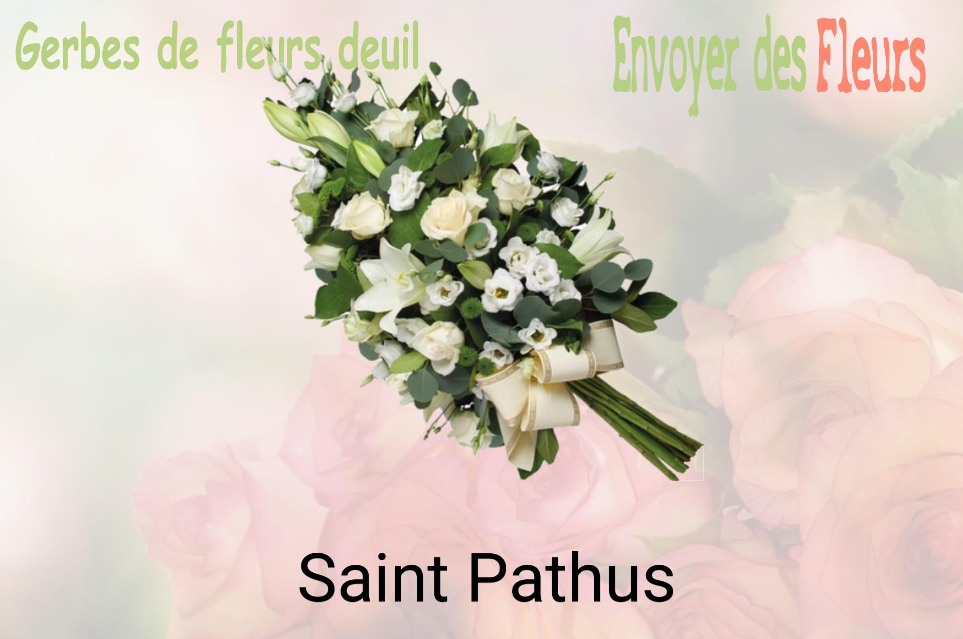 Gerbe de fleurs de deuil livrée à Saint-Pathus